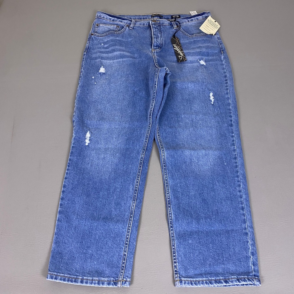 Supplies by Unionbay Cropped Jeans Womens 14 Vintage Boyfriend Straight Blue NWT